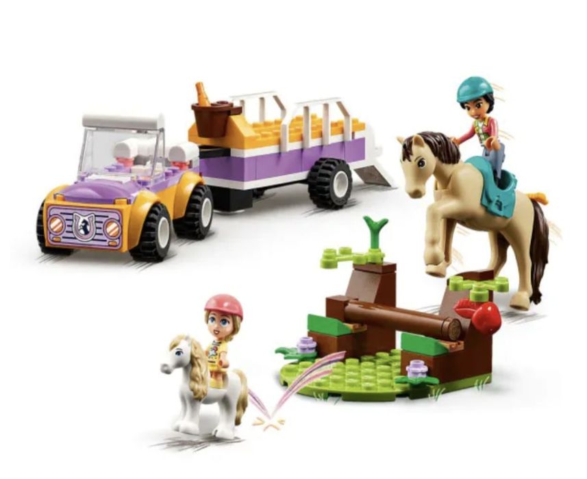 LEGO Friends Ремарке за кон и пони 42634