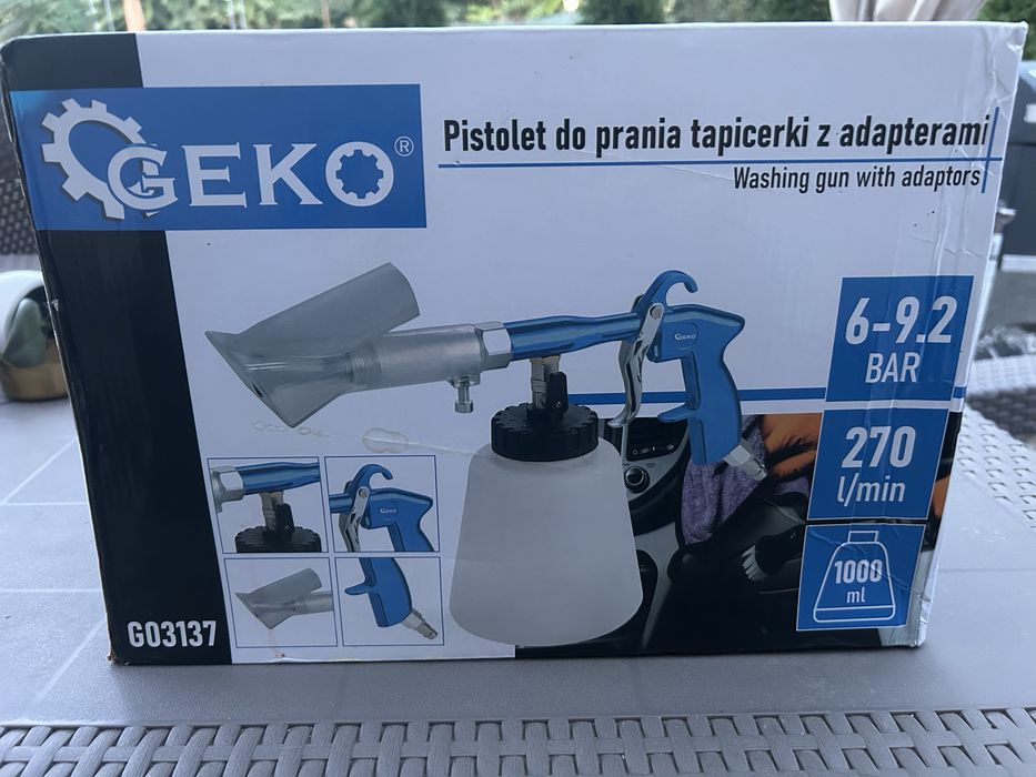 Пневматичен пистолет за почистване на тапицерии GEKO