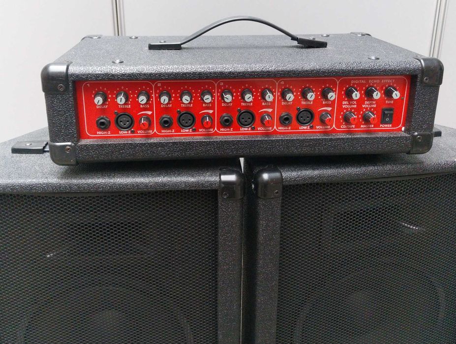 НАЙ ДОБРАТА ОФЕРТА Тонколони + Усилвател/Миксер IMD MPA 8000