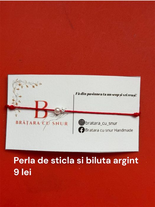 Martisoare Bratari cu snur ajustabil