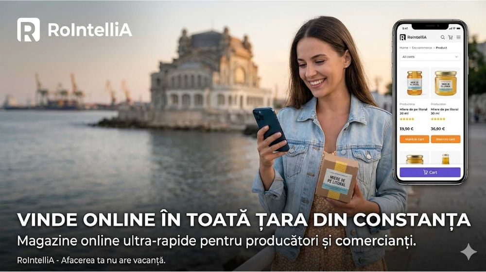 Creare Site Web Constanța | Magazin Online & SEO | Brand RoIntelliA®