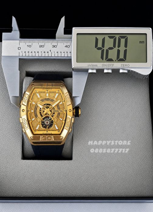 INVICTA Premier automatic Gold 42 mm, Инвикта нов мъжки часовник