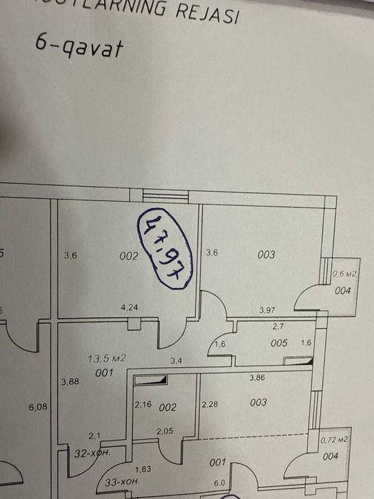 Subsidiyaga chirchiqdan kvartira sotilad