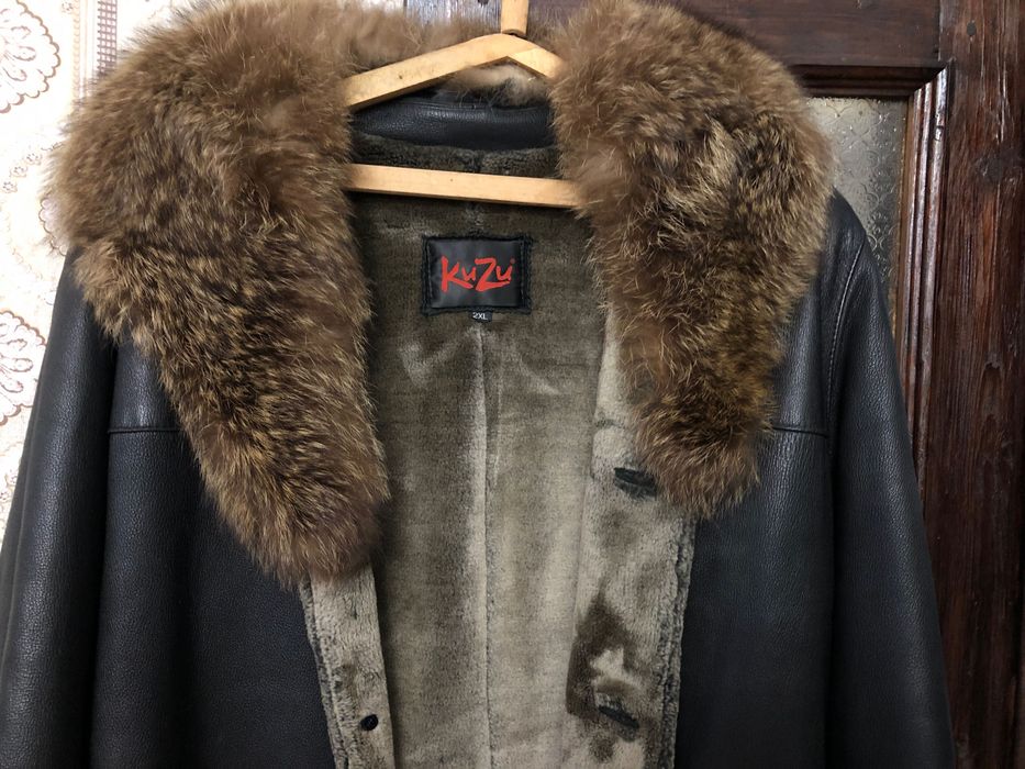 Дубленку с меховым воротником размер50-52
