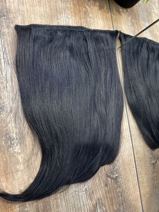 Естествена коса/ права с двойна плътност