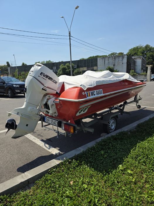 Barca +motor Evinrude 75 Etec+peridoc