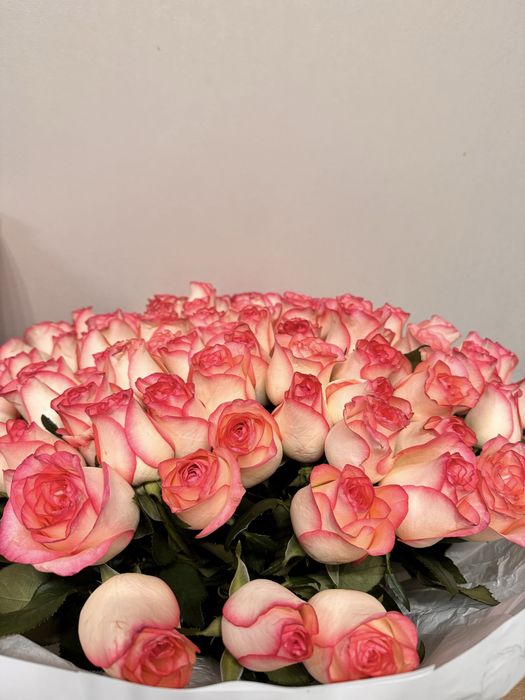 101 роза огромный букет