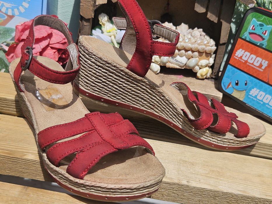 Rieker сандали от кожа N37