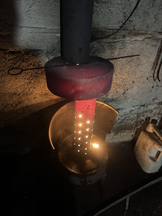 Печка на отработанном масле