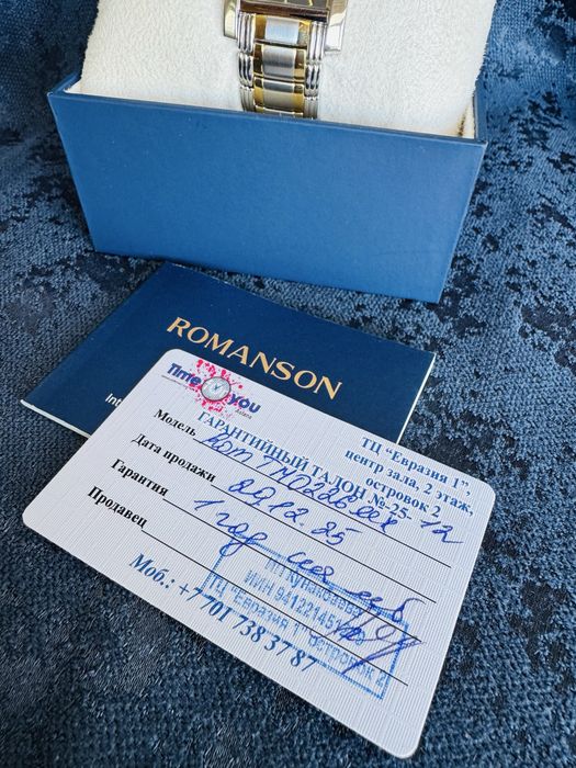 Часы Romanson почти новые