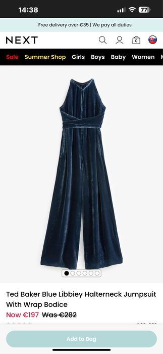 Salopetă nouă Ted Baker