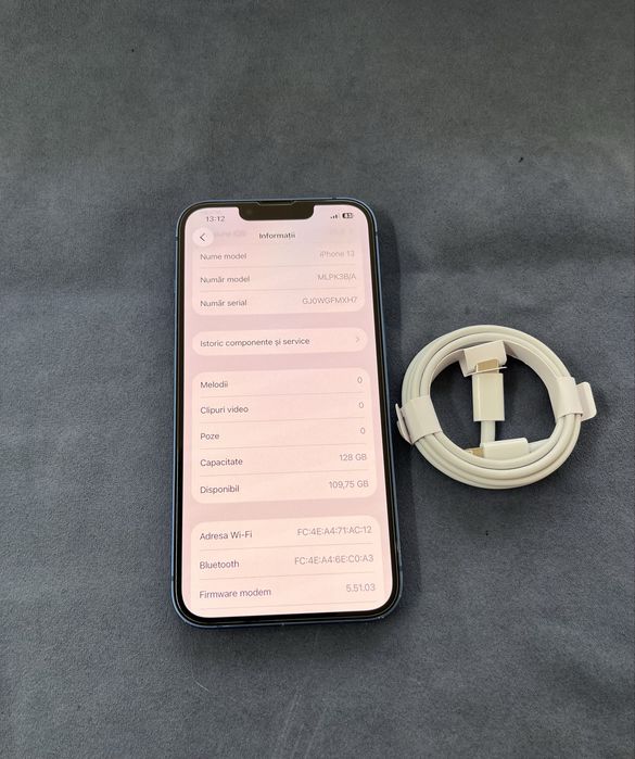 iPhone 13 , 128 Gb , Blue , Neverlock , Impecabil