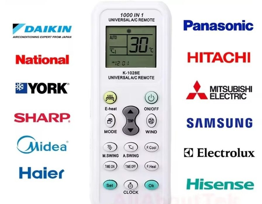 Универсално дистанционно управление за климатици Digital K-1028E