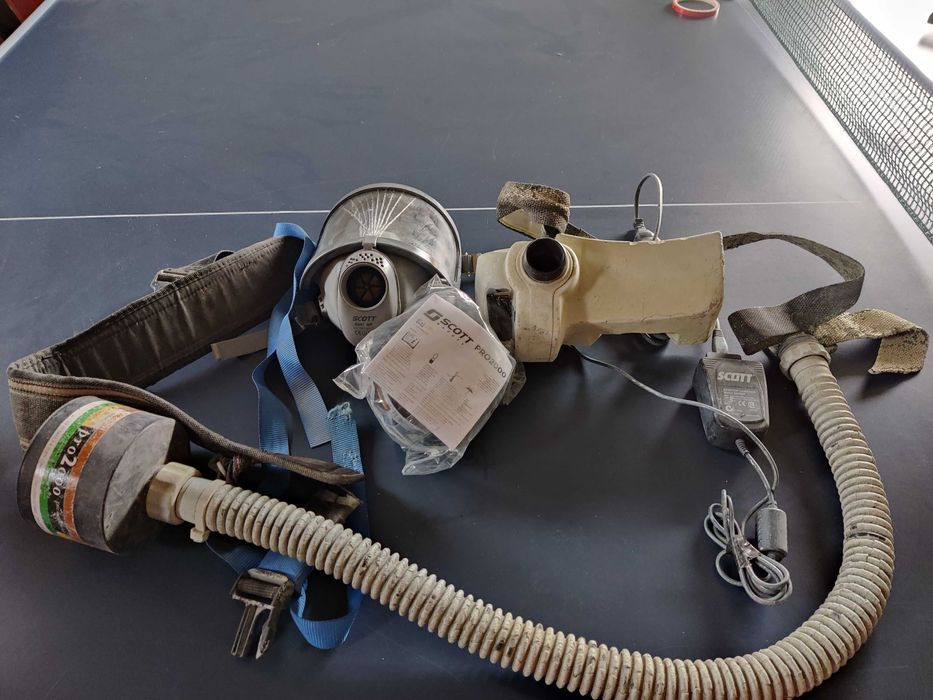 Masca cu pompa de aer profesional Scott