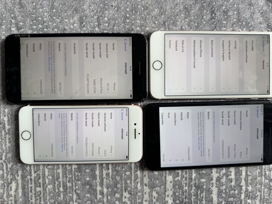 Iphone 7,7 plus ai 8 plus cu bypass