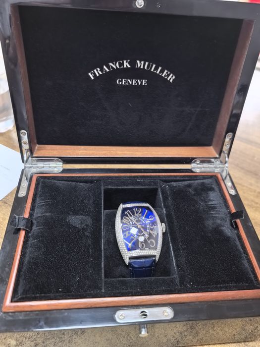 Franck Muller Curvex Blue Concept Diamond Case