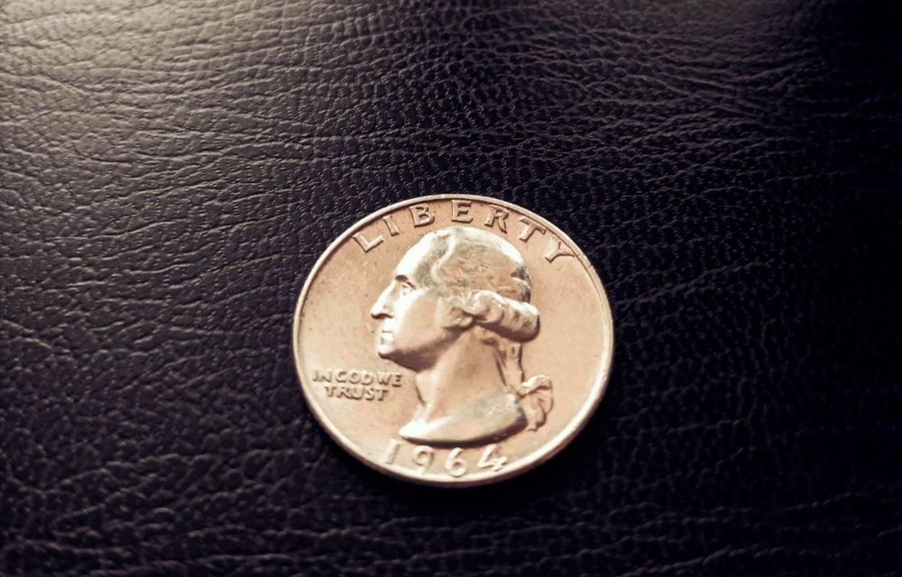 Quarter Dollar-USA-1964 г.Сребро!!!