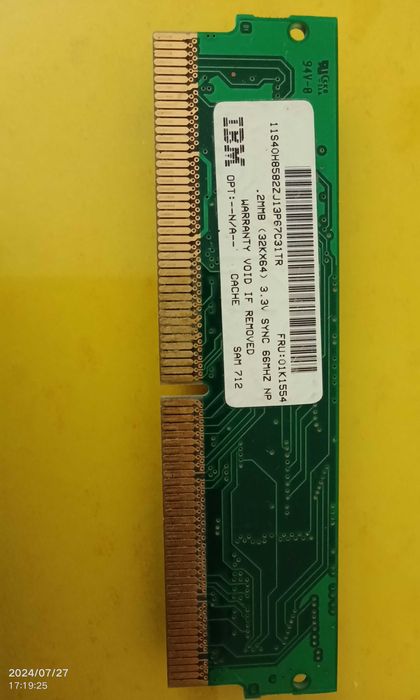 supliment memorie/ modul cache extern pt cpu