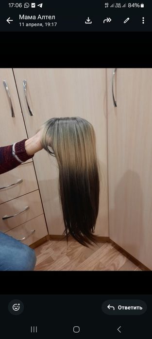 Накладка для волос с челкой