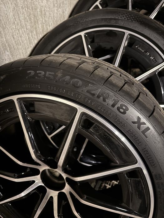 Jante Mercedes AMG 18 cu anvelope Conti Sport Contact 235 40
