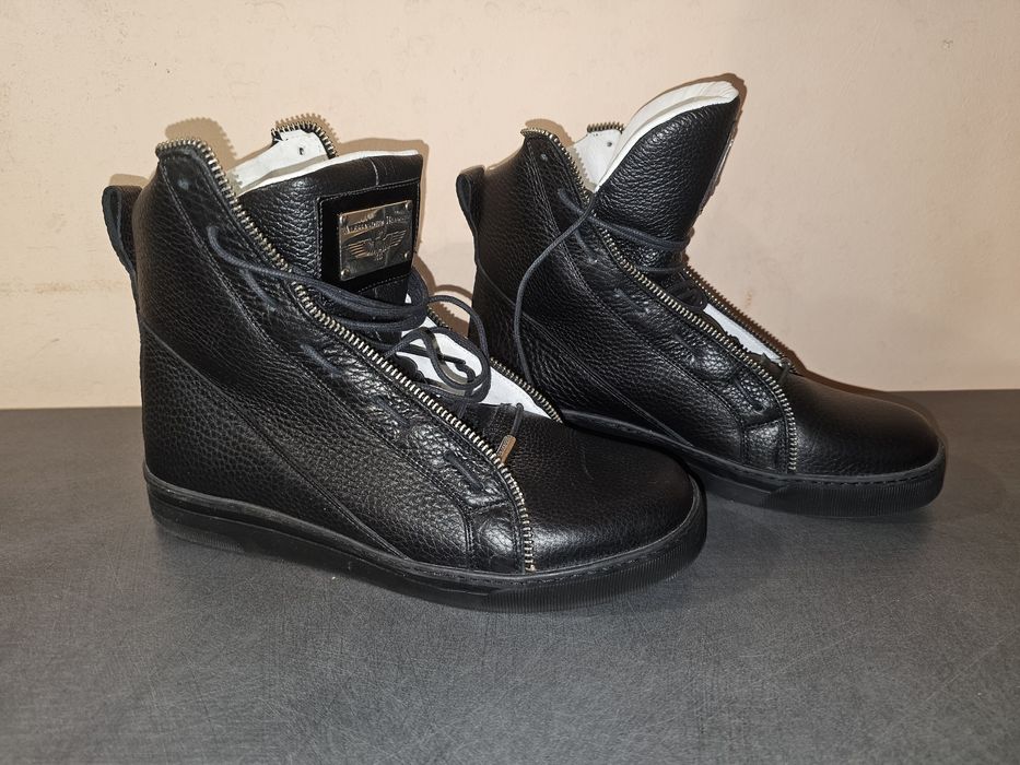 Ghete Alessandro Biaggio Piele Naturala Premium 39 EU / 6 UK