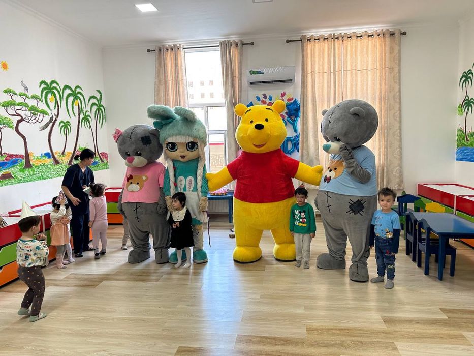 Ayiqchalar shou.Boxcha va maktablar uchun original tabriklash!!!