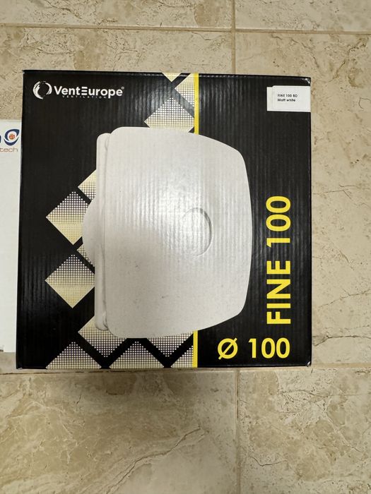 Ventilator baie uc10 hygro timer CATA 100mm  CULOARE NEGRU/NOu SIGILAT