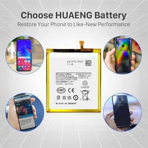 Нова Вътрешна батерия за Galaxy A40 A405F 4800mAh +инструменти телефон