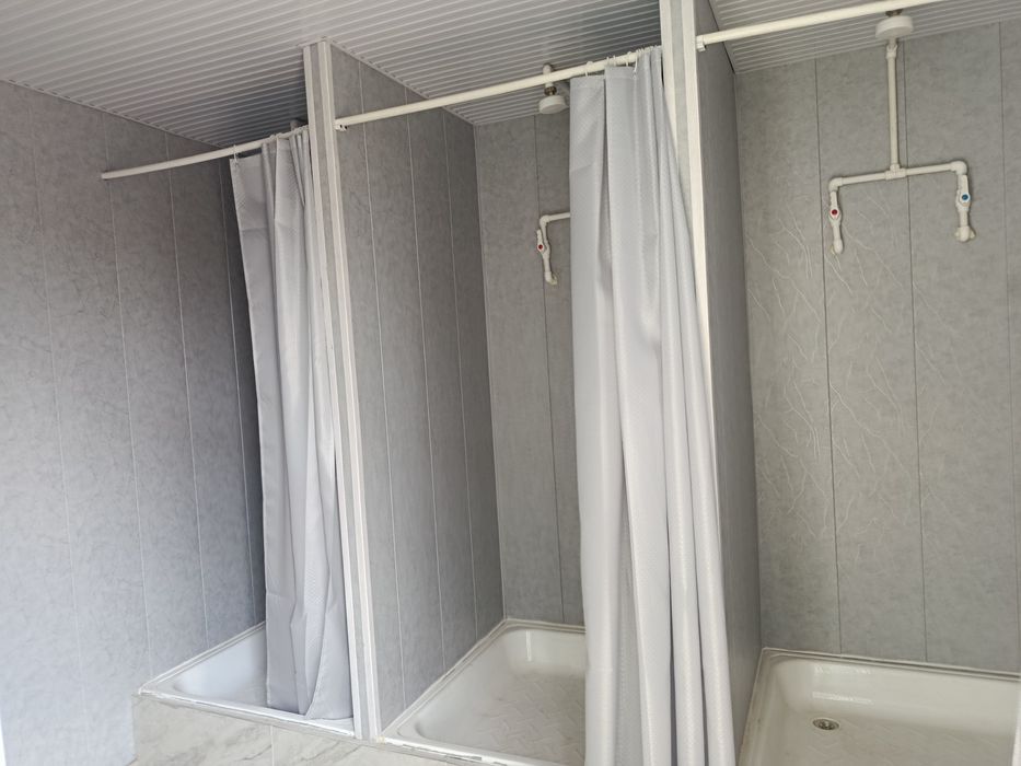 6 metrli konteyner 3+3 san uzel + dush kabina