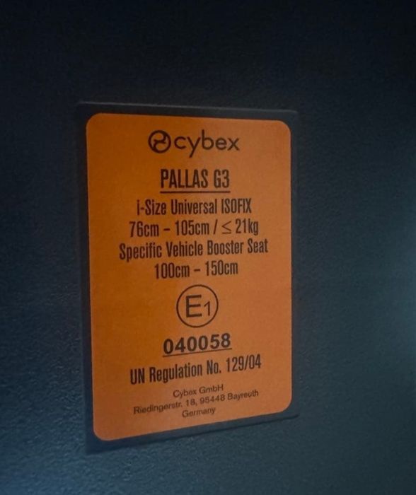 Vând scaun auto Cybex Pallas G3 i-Siz