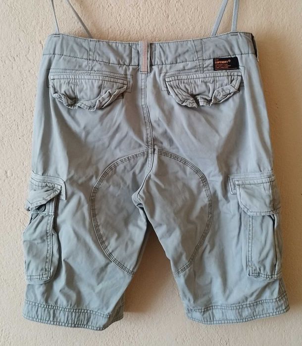 100% Оригинални страхотни мъжки къси карго панталони SUPERDRY!