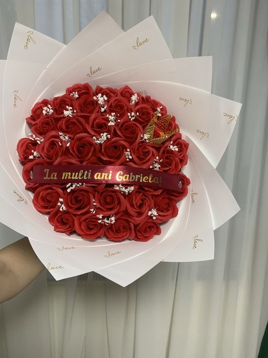 Buchete cu trandafiri din sapun