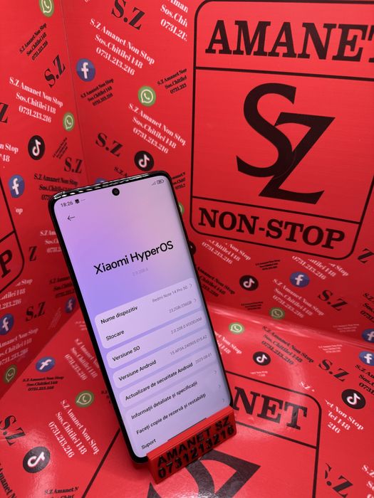 Redmi Note 14 Pro 5G Amanet SZ Non Stop