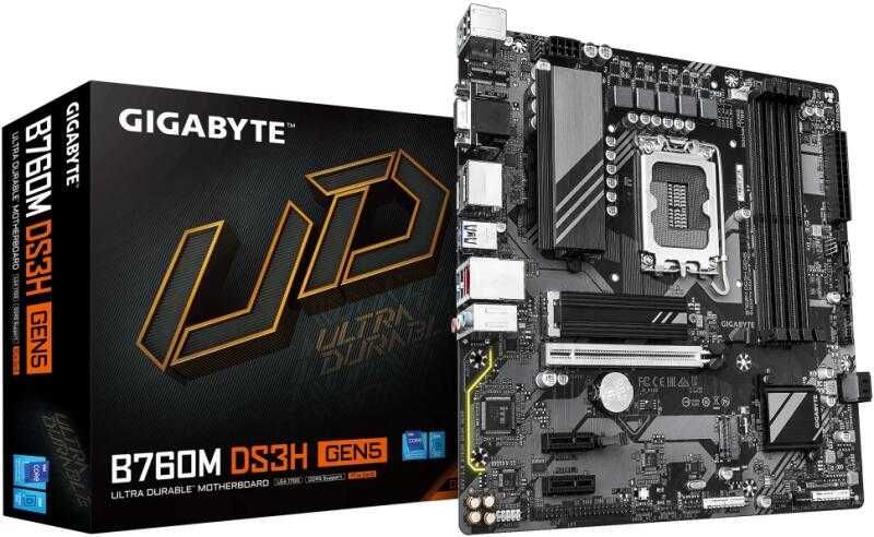 Placă de bază Gigabyte B760M DS3H DDR5