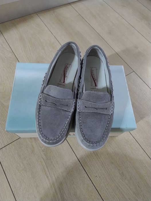 Pantofi medicus piele intoarsa