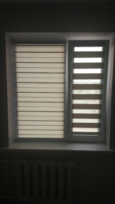 Ролл шторы день ночь