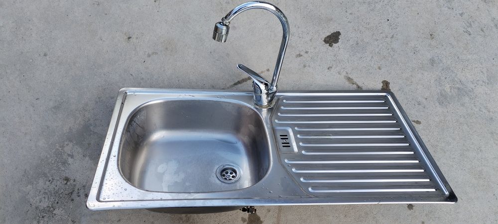 Chiuveta inox +baterie