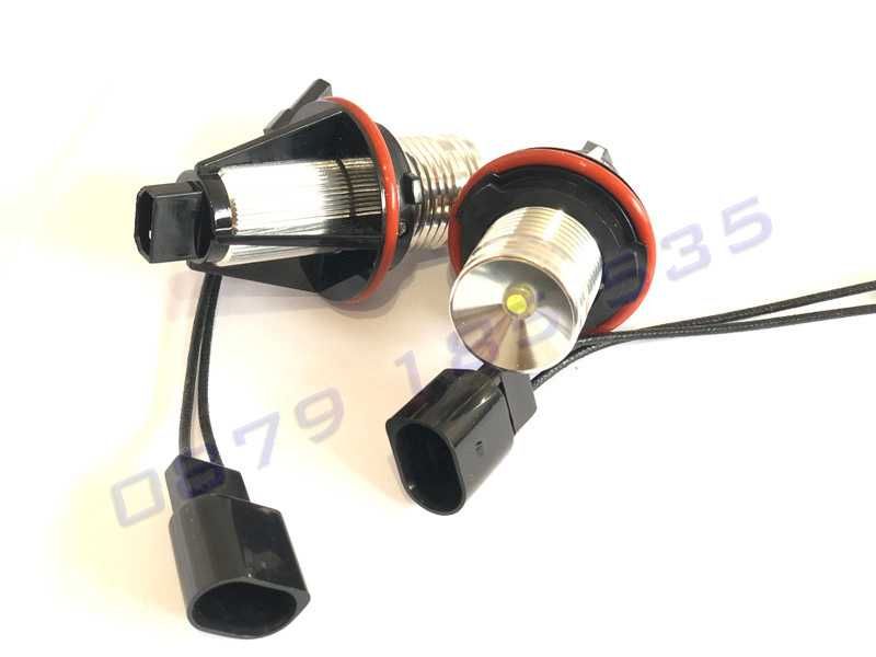 LED диодни крушки ангелски очи BMW E39 E53 E60 X3 X5 фарове бмв е60 х3