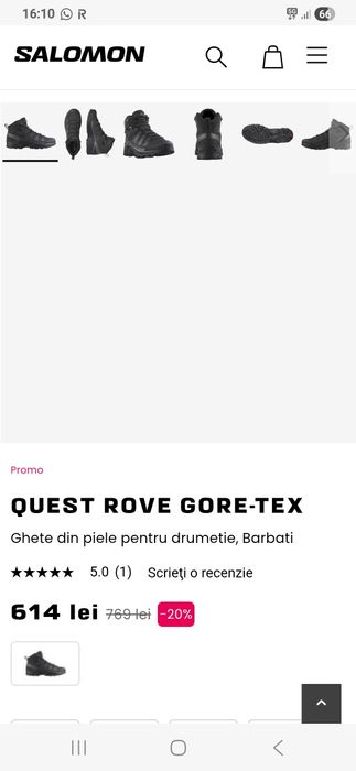 Vand bocanci Salomon