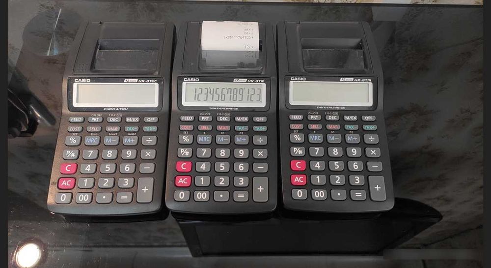 Casio - печатающий калькулятор