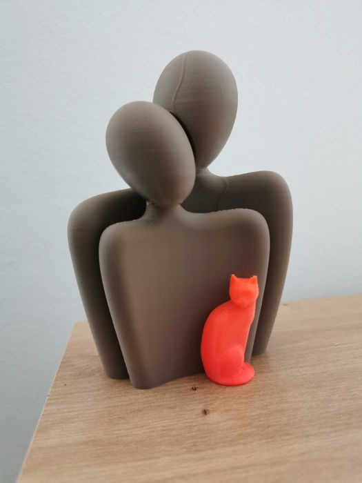 Set statui printate 3D animal companie (pisica)