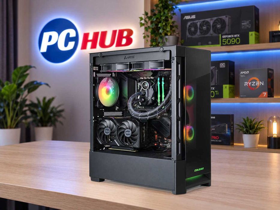 Компютърна конфигурация Ryzen 7 5800X | RX 9060 XT 16GB | 16GB DDR4 | 1TB Gen4 SSD