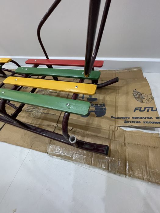 Санки двойные для погодок