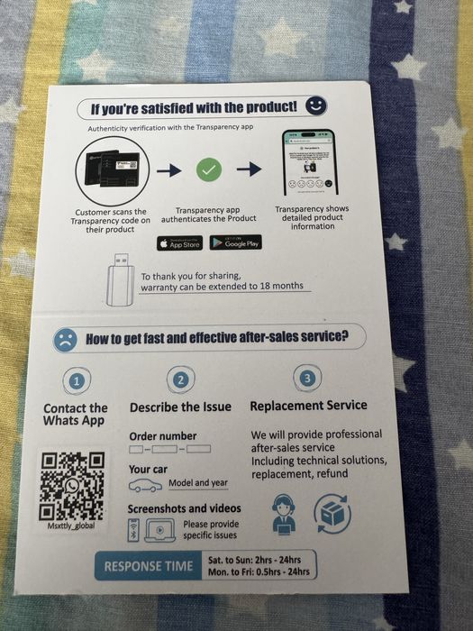 Carplay Wireless adapter MSxttly нов