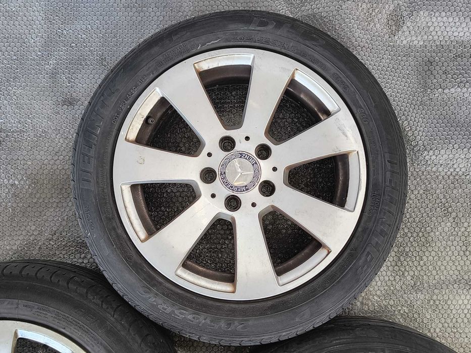 Set 3 Jante Aliaj R16 5x112 Mercedes-Benz C-Class (W204) / Model 7 Spițe / Cod OEM A2044011102 (12A)