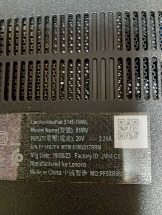 Lenovo S145-15IWL I7 gen 8 stare foarte buna