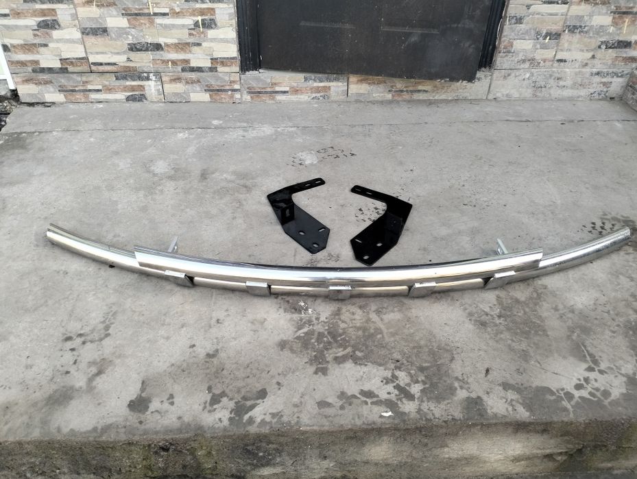 Дуга нержавейки хром Защита бампера на Газель