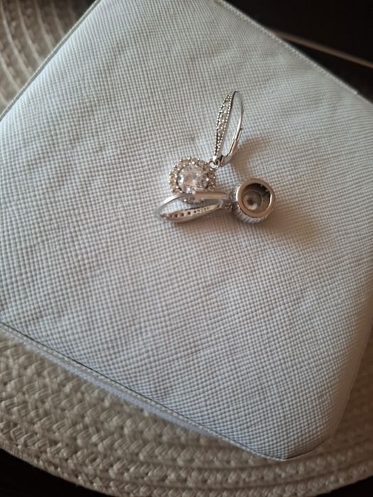 Сребърни обеци,нови