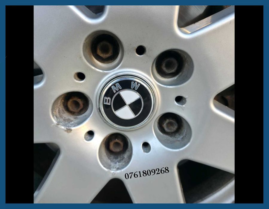 Set 4 capace 60mm jante aliaj BMW seria 1 2 3 4 5 6 7 X1 X3 X5 X6