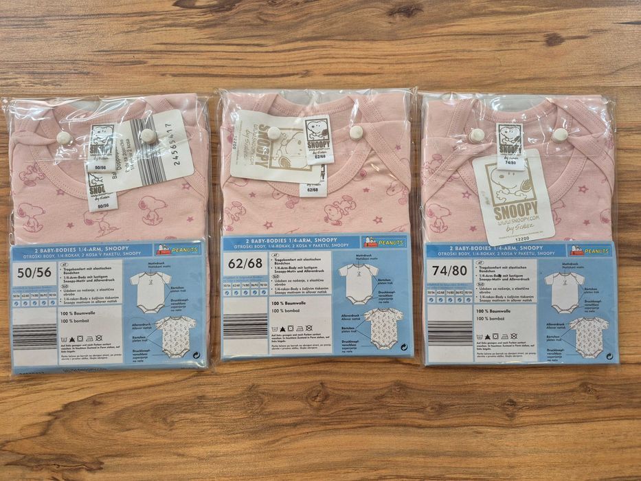 Body pentru bebelusi-2/set, 3 marimi